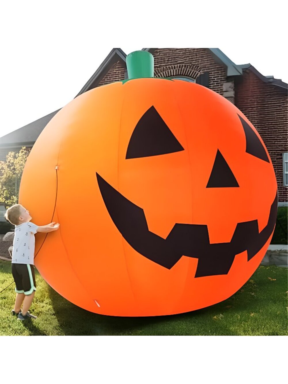 10 FT Halloween Inflatables Giant Pumpkin Outdoor Decorations